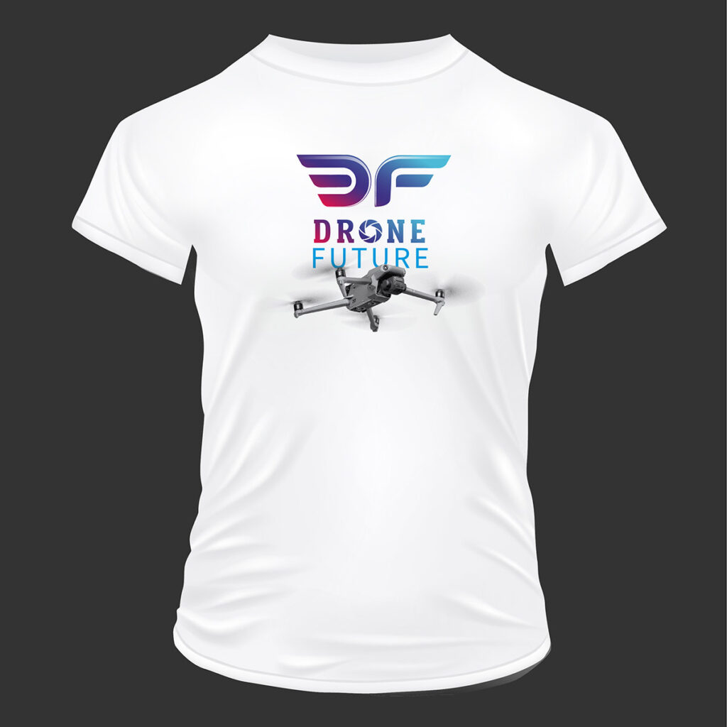 Camiseta Drone Future Blanca