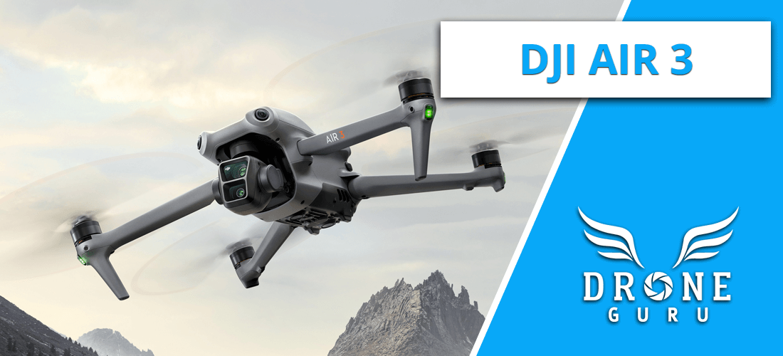 Drone DJI Air 3 Combo Rc-N2 (4K - Autonomía: Hasta 46 min - Gris