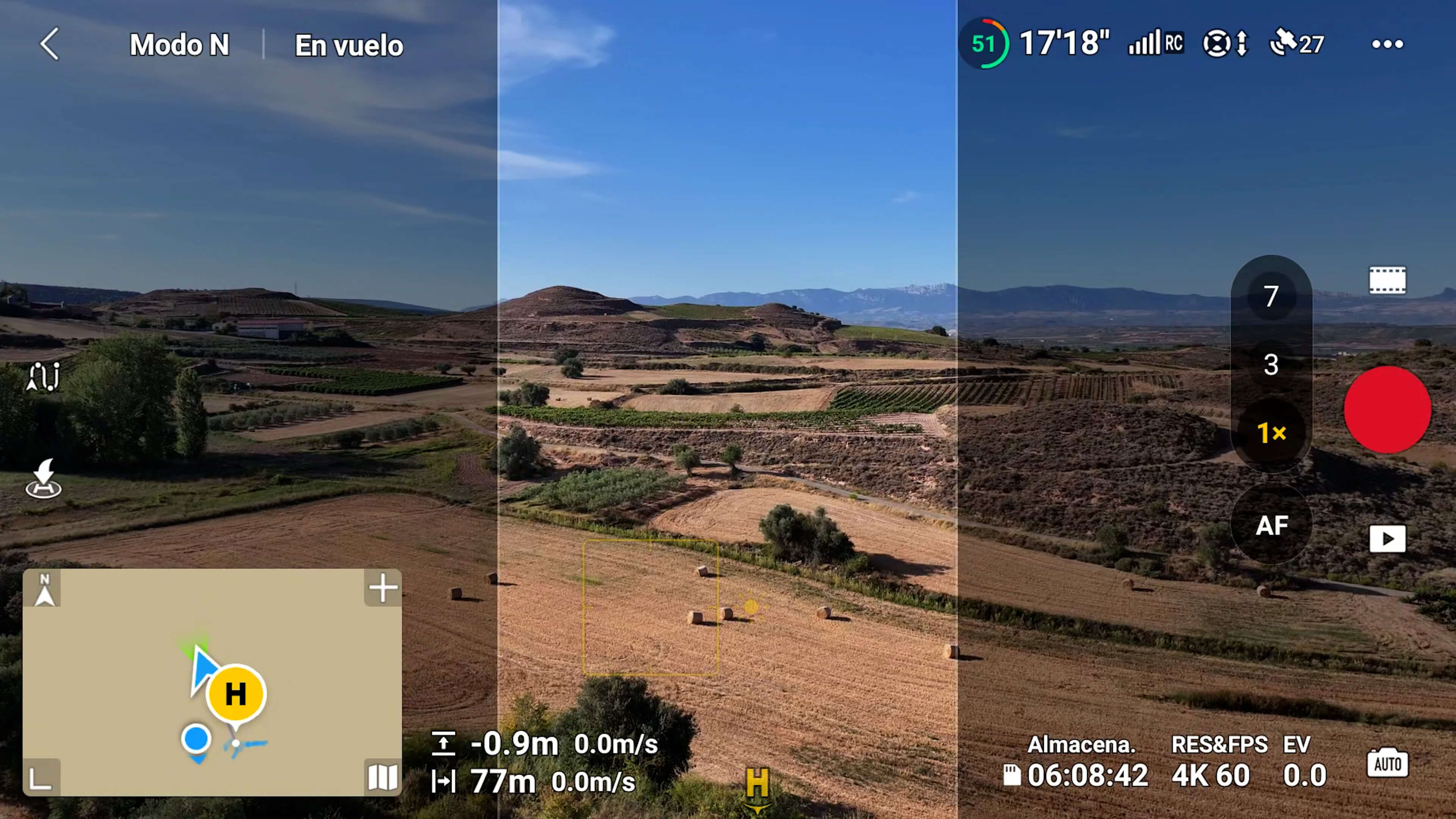 Nuevo firmware de DJI: composición de las imágenes