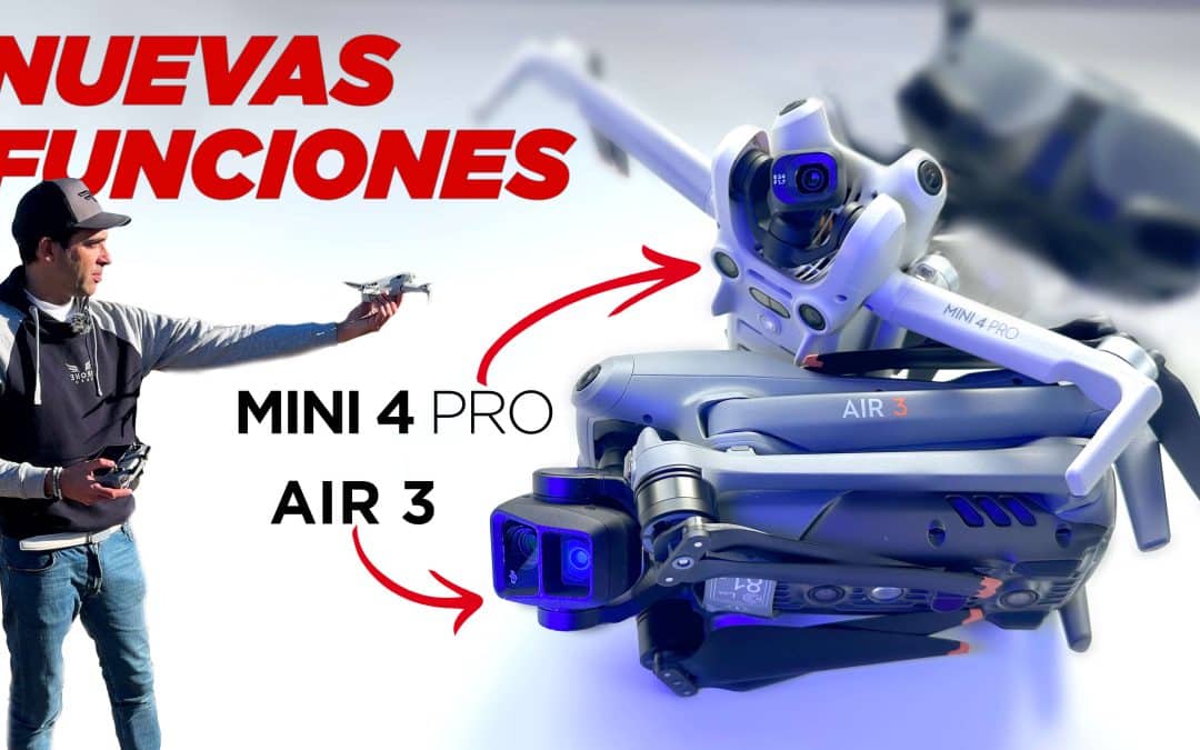 Dji Mini 4 Pro y dji air 3 nuevo firmware