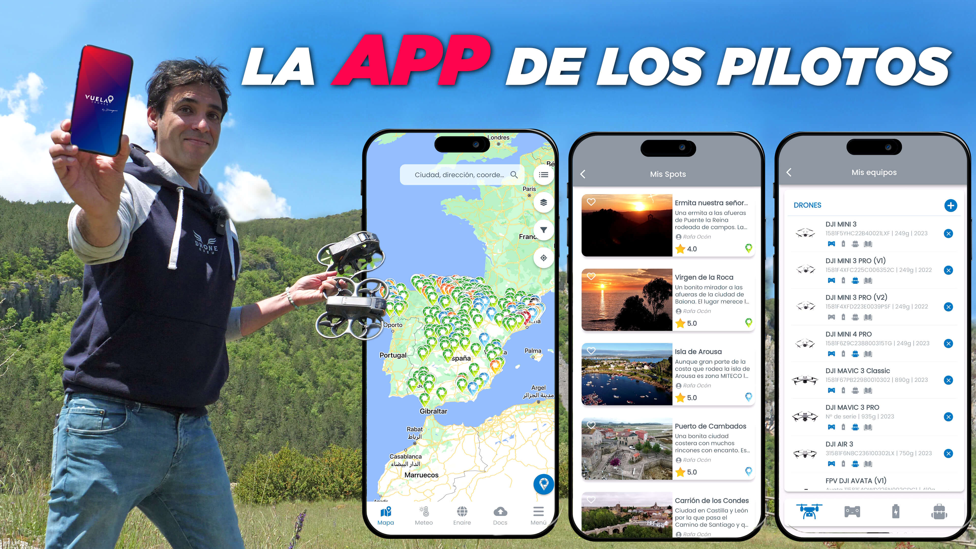 Vuela Drones es la MEJOR APP para PILOTOS de DRONES